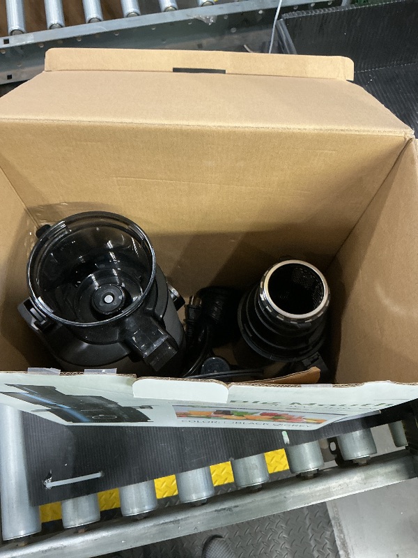 Photo 1 of **MISSING PARTS**
Cold Press Juicer, ECOSELF Juicer Machines with Large Feed Chute Fit Whole Fruits & Vegetables, Self Feeding for Juice Extractor Machine, Easy to Clean and Assemble, High Juice Yield