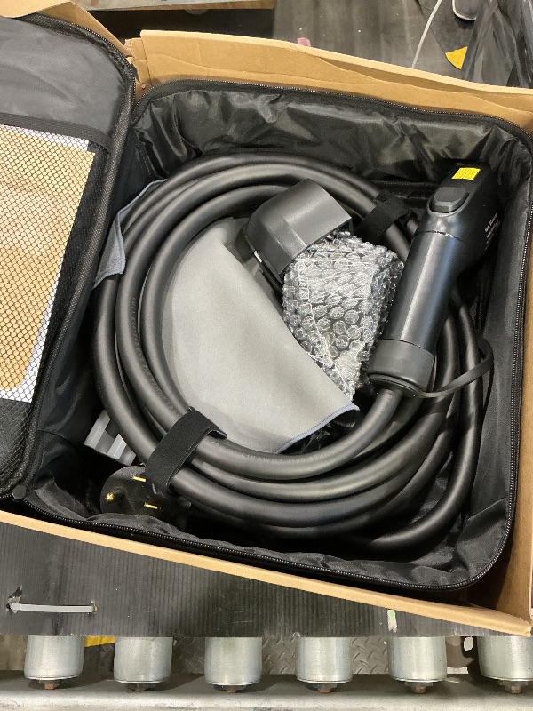 Photo 1 of *USED*
INFGO 2025 Upgraded Level 2 EV Charger, 40Amp, Adjustable Current & Timing Delay, 240V, 9.6kW, NEMA 14-50 Plug, Portable Home Electric Car EV Charger with 25FT EV Charging Cable for J1772 BEVs/PHEVs