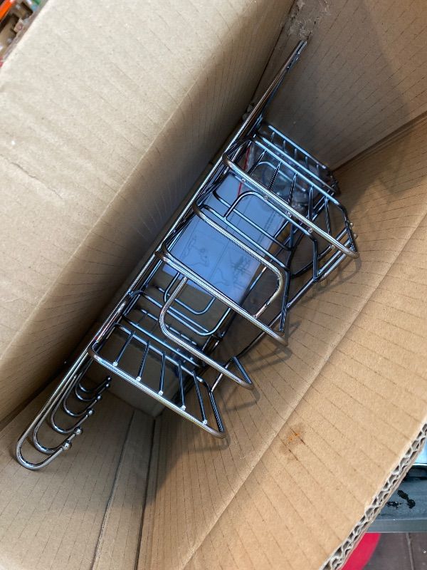 Photo 1 of *Untested*
SRIWATANA Shower Caddy Organizer Hanging Over Head, Bathroom Shower Rack Hanger with Hooks for Razors - Chrome
