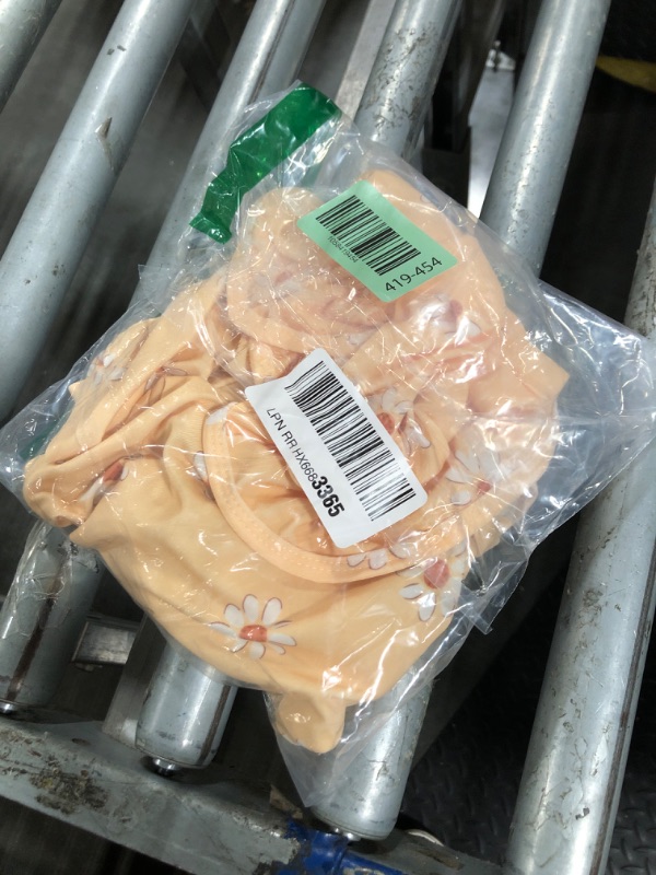 Photo 1 of **ZIPPER DAMAGE***Newbgclo Infant Toddler Baby Girl One-Piece Swimsuit Floral Print Zipper Bathing Suit Ruffled Long Sleeve Rash Guard Swimwear (C-Yellow Floral, SIZE 2-3 Years)   