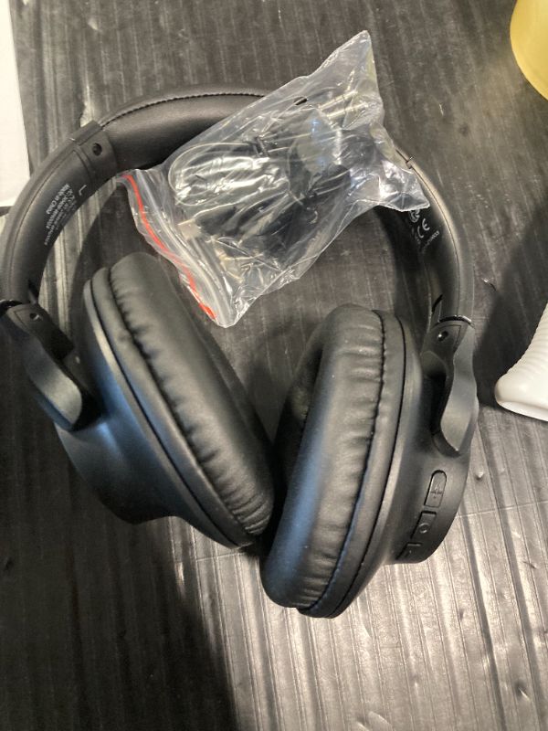 Photo 1 of KVIDIO Bluetooth Headphones Over Ear, 65 Hours Playtime Wireless Headphones with Microphone, Foldable Lightweight Headset with Deep Bass, HiFi Stereo Sound Low Latency for Travel Work Cellphone