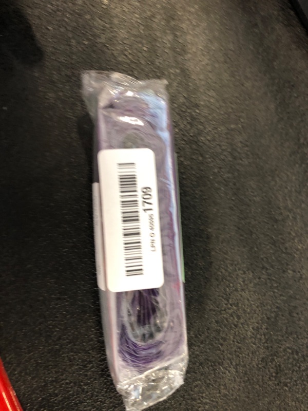 Photo 1 of 12 PCS Purple Hair Extensions Clip in, Colored Party Highlights Extension for Kids Girls Synthetic Hairpiece Straight 22 inch