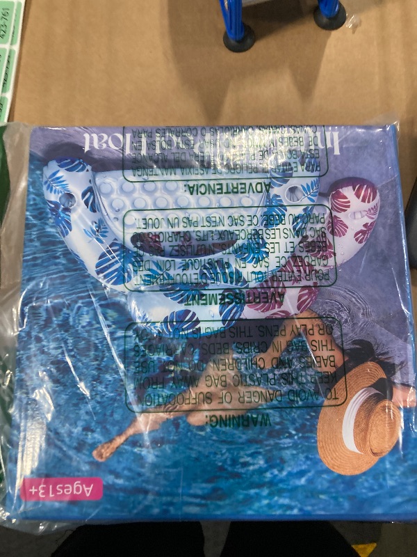 Photo 1 of [2025 New Upgraded] Pool Floats for Adult -Floating Lounge Chairs,Inflatable Pool Floats with Cup Holders 2 Repair Patch Suit for Swimming Pools, Beach, Pool Toys,Backyard Party,Lakes?2 Packs