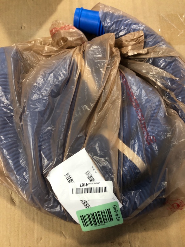 Photo 1 of 1-1/2" ×3ft Pool Skimmer Hose Replacement for Intex Above Ground Pool Compatible Summer waves Pools P58150036 (Blue -2 Pack)