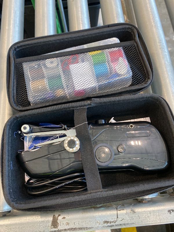 Photo 1 of *Minor Damaged - Check clerk notes*
Beginner's Sewing kit with Storage Handheld Sewing Machine, Portable Sewing Machine with Storage, Electric Switch, Two Speed Modes,Easy to Operate.Sewing Machine for Beginners.