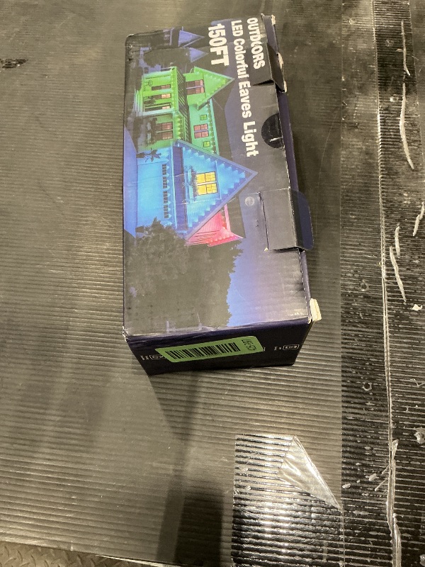 Photo 1 of 150FT Permanent Outdoor RGB Lights - Waterproof Smart LED Eaves Lights with App/Remote Control, Music Sync & DIY Scenes, Perfect for Christmas, Halloween, Parties & Daily Decor, Ideal for House Roof