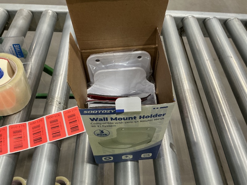 Photo 1 of 3Pack Wall Mount Holder for eero 6 Plus 6+ and eero 6 Router Mesh Wi-Fi System,Wall Mount Stand Bracket for eero 6 Plus and eero 6 tri-Band Mesh,Wall Bracket for eero 6+ Extender Router Wire Organizer