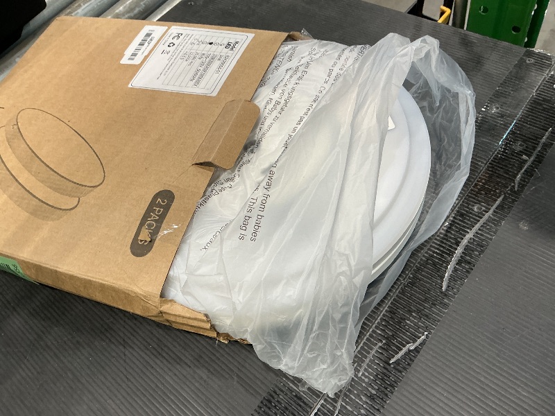 Photo 1 of 12 Inch 3200LM Dimmable LED Flush Mount Ceiling Lights, 2-Pack 24W Ceiling Light Fixtures, 2700K/3000K/4000K/5000K/6500K 5 Color in One, Ultra Thin White Round Lamps for Kitchen, Bedroom, Hallway