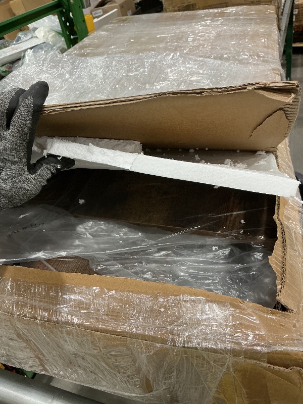 Photo 1 of *PARTIAL SET*
DWVO 3-Piece Dining Table Set for 4-6 People 47.2" Corner Dining Room Table with Left Seat Corner Bench and 43.3" Bench Brown Industrial Kitchen Table for Breakfast Nook Kitchen Living Room Restaurant