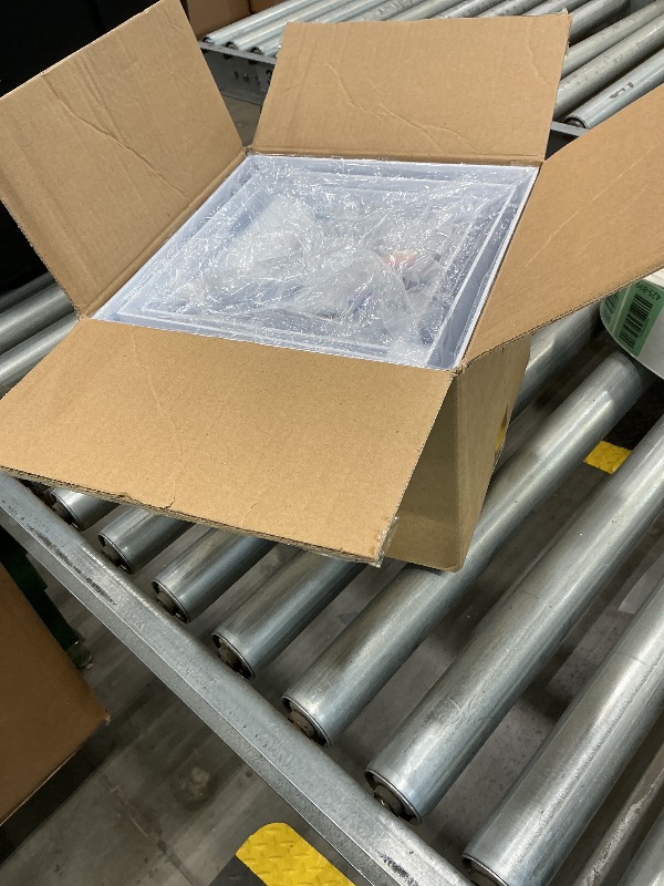 Photo 1 of 10 Pcs White Acrylic Buffet Risers with Mini Sign and Marker, Food Display Stands for Buffet Table Party Catering Dessert Jewelry Collectibles, Acrylic Cube Nesting Boxes with Hollow Bottoms 8 Sizes (10" 9" 8" 7" 6" 5" 4" 4" 3" 3")