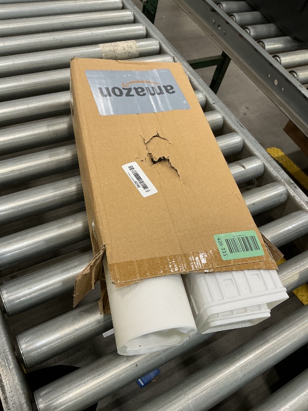 Photo 1 of 2 Pack Flexible Rain Gutter Downspout Extensions,Drain Downspout Extender,Gutter Extension Flexible,Down Spout Drain Extension Pipes,Extendable from 21 to 60 Inches (White)