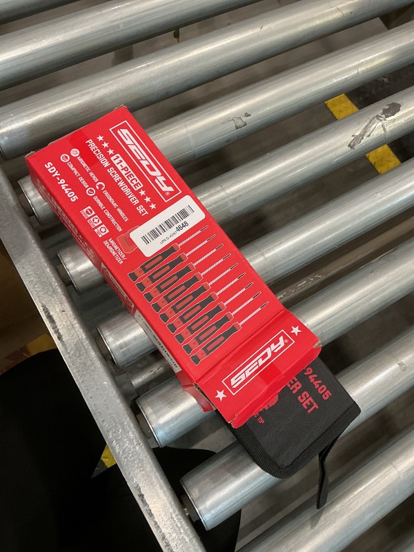 Photo 1 of 11-Piece Precision Screwdriver Set - Magnetic Mini Screwdrivers for Eyeglasses, Watches, Computers, Laptops, Phones - Phillips, Slotted, Torx, Non-Slip Handle, Portable Storage Bag Included