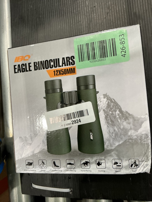 Photo 1 of 12x50 UHD Binoculars for Adults High Powered with Upgraded Phone Adapter - Large View, Lightweight, IPX7 Waterproof - Binoculars for Hunting Bird Watching Travel Cruise