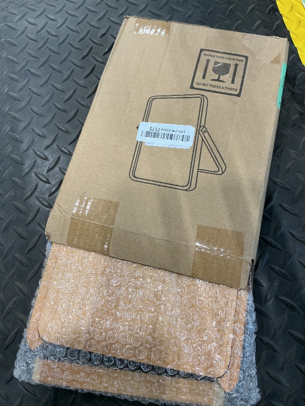 Photo 1 of ***SEE CLERK COMMENTS*** ZOROSY Desk Makeup Mirrors with Wood - Rectangle Wall-Mounted Mirrors Table Mirrors for Living Room Bedroom Birthday Gifts (10.5" L x 7.8" W)