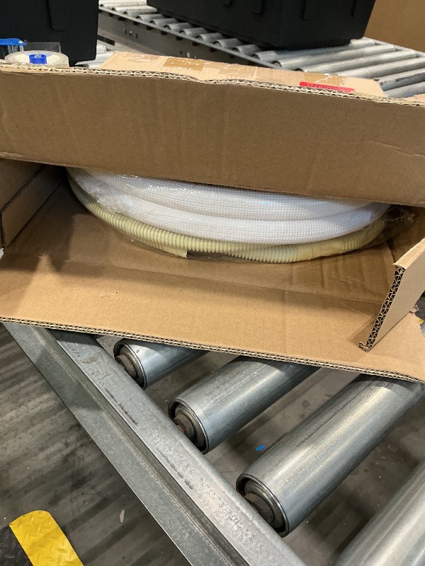 Photo 1 of 10 ft Mini Split Line Set 3/8? + 1/4? Triple-Layer Insulated, Pre-Flared, Leak-Proof Tubing Kit for Home, Office & Workshop Ductless AC & Heat Pump Systems?99.9% Copper?