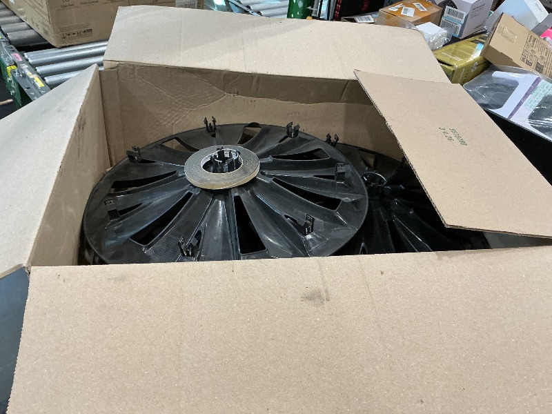 Photo 1 of **MISSING PARTS**
5OOO5OOO ?4PCS? 19 Inch Hub Cap for Tesla Model Y Wheel Hubcap Performance Replacement Right&Left Wheel Cap Full Rim Cover Accessories 2024 (B-LR Matte Black)