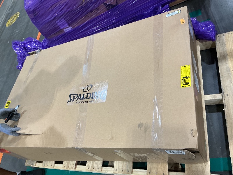 Photo 1 of *PARTIAL SET -UNKNOWN MISSING PARTS See Clerk Notes*
Spalding The Beast® 60" Tempered Glass Portable Basketball Hoop