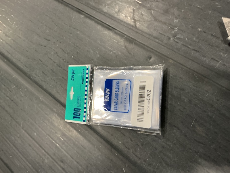 Photo 1 of 1000ct Clear Card Sleeves for Trading Cards, Soft Baseball Sports Card Sleeves, Soft Plastic Protector Fit for MTG Game Standard Cards