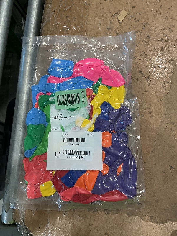 Photo 1 of 100 PCS Balloons, 12 Inch Assorted Colors Balloon & 10 Kinds of Color Balloons, Latex Balloon Bulk for Birthday, Baby Shower, Wedding, Family Party.