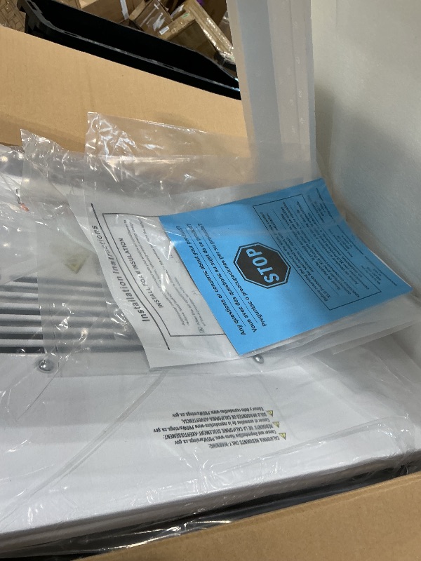 Photo 1 of ** sold as is no refund/return** Whirlpool 8,000 BTU Window Air Conditioner with Dehumidifier, 115V, Window AC for Rooms up to 350 Sq. Ft., Living Room, Bedroom, or Apartment, with 3 Speeds, Remote Control, and 24H Timer, White