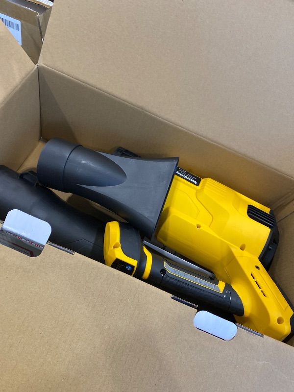 Photo 1 of *MISSING PARTS - see clerk notes*
Cordless Leaf Blower Compatible with Dewalt 20V MAX Battery, 1500W Brushless Motor, 120MPH 500CFM High-Power Electric Blower, Lightweight Handheld Yard Cleaning Tool for Lawn, Garden & Patio
