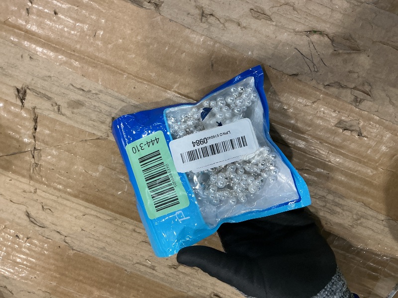 Photo 1 of 1 Yard Pearl Trim Chain String Silver Applique Fringe Ribbon Strips Beads Sewing Dress DIY Party Wedding Bouquet for Decoration Bridal Costume Embellishment