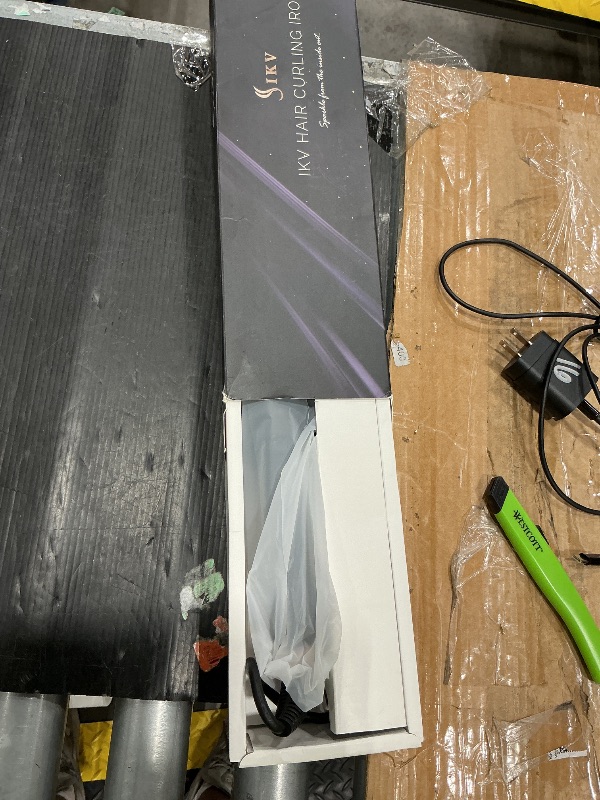 Photo 1 of 1 1/4 Inch Extra Long Barrel Curling Iron, Ceramic Tourmaline Curling Wand Professional Dual Voltage