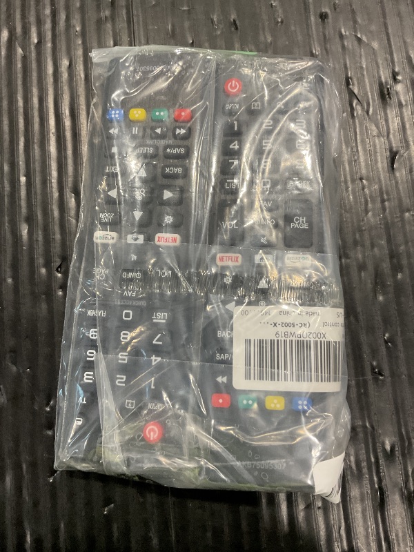 Photo 1 of (Pack of 2) Universal Remote for LG Smart TV, Compatible with All LG TV Remote Control LCD LED OLED UHD HDTV 3D 4K Smart TV Models, Replacement Remote with Netflix Amazon Shortcuts Key