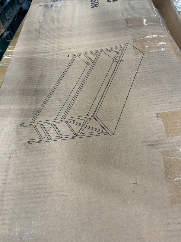 Photo 1 of ***AS IS ALL SALES FINAL NO RETURNS****HOMBAZAAR Sofa Table,Industrial Console Table with Storage,Entryway Table with Engineered Wood and Metal,Rustic 3 Tier Shelf for Living Room,Hallway,Brown,55 Inch
AS IS ALL SALES FINAL NO RETURNS