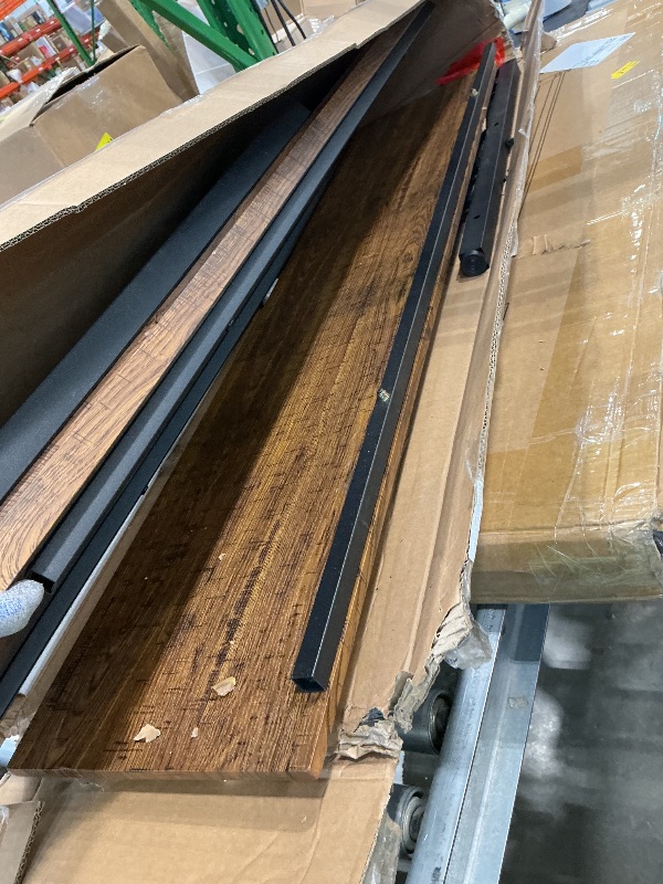 Photo 1 of ***AS IS ALL SALES FINAL NO RETURNS****HOMBAZAAR Sofa Table,Industrial Console Table with Storage,Entryway Table with Engineered Wood and Metal,Rustic 3 Tier Shelf for Living Room,Hallway,Brown,55 Inch
AS IS ALL SALES FINAL NO RETURNS