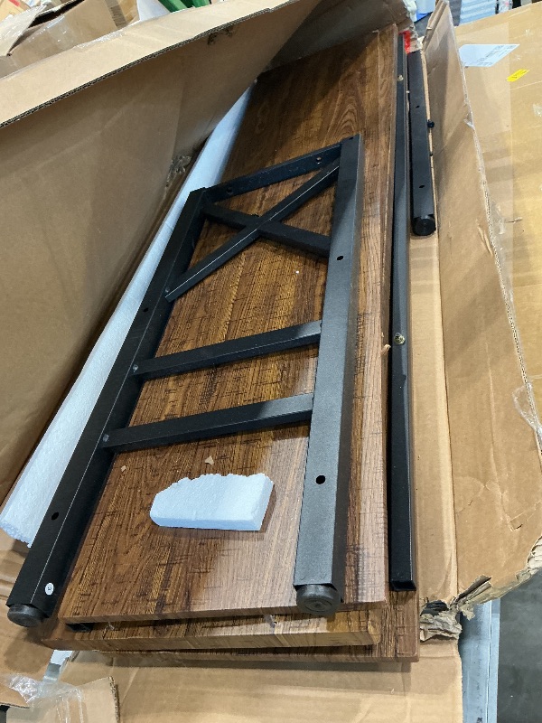 Photo 1 of ***AS IS ALL SALES FINAL NO RETURNS****HOMBAZAAR Sofa Table,Industrial Console Table with Storage,Entryway Table with Engineered Wood and Metal,Rustic 3 Tier Shelf for Living Room,Hallway,Brown,55 Inch
AS IS ALL SALES FINAL NO RETURNS