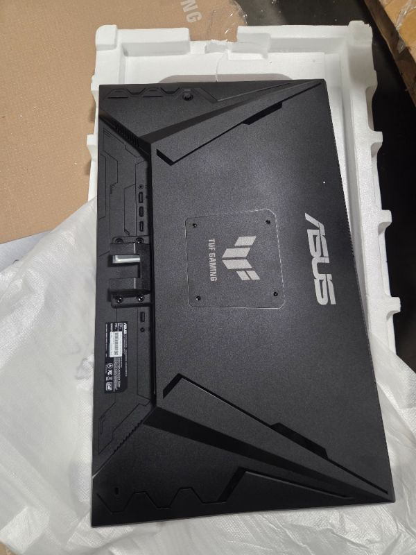 Photo 1 of ***CRACKED SCREEN*** ASUS TUF Gaming 27” 1440P HDR Monitor (VG27AQ3A) – QHD (2560 x 1440), 180Hz, 1ms, Fast IPS, 130% sRGB, Extreme Low Motion Blur Sync, Speakers, Freesync Premium, G-SYNC Compatible, HDMI, DisplayPort