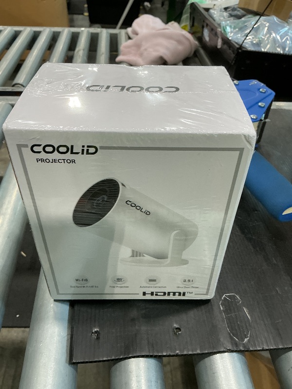 Photo 1 of [Built-in Apps & 2026 Upgraded] Mini Projector Support 4K 1080P Auto Keystone 180° Rotatable with WiFi 6 and Bluetooth 5.4, Projector Portable Compatibile with HDMI/TV Stick/Memory Stick/Laptop-Black