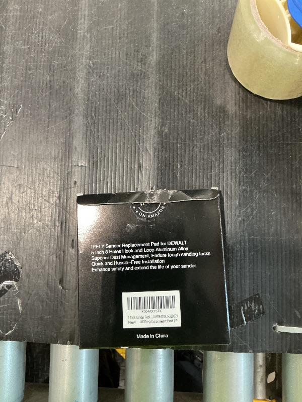 Photo 1 of 1 Pack Sander Replacement Pad for Dewalt, 5-Inch 8 Holes Hook and Loop Aluminum Alloy Orbital Sander Replacement Pad for DWE6421/6421K, DWE6423/6423K, DCW210B, DWE64233, N329079