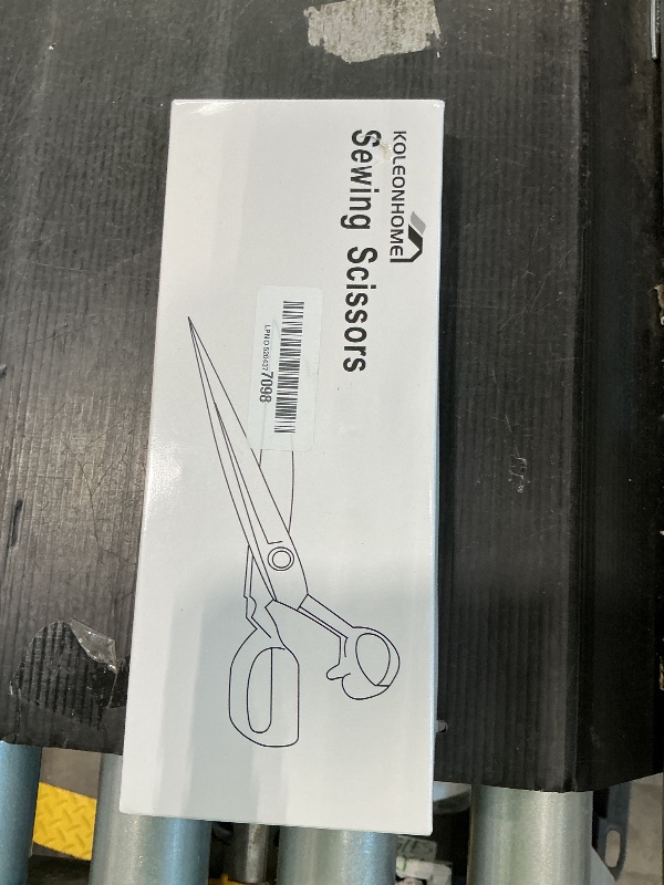 Photo 1 of 10 Inch Fabric Scissors, Heavy Duty Tailor Shears for Leather Sewing – Industrial Strength High Carbon Steel, Ultra Sharp Scissors for Fabric Cutting, Dressmaking, Home Office, Artists & Dressmakers