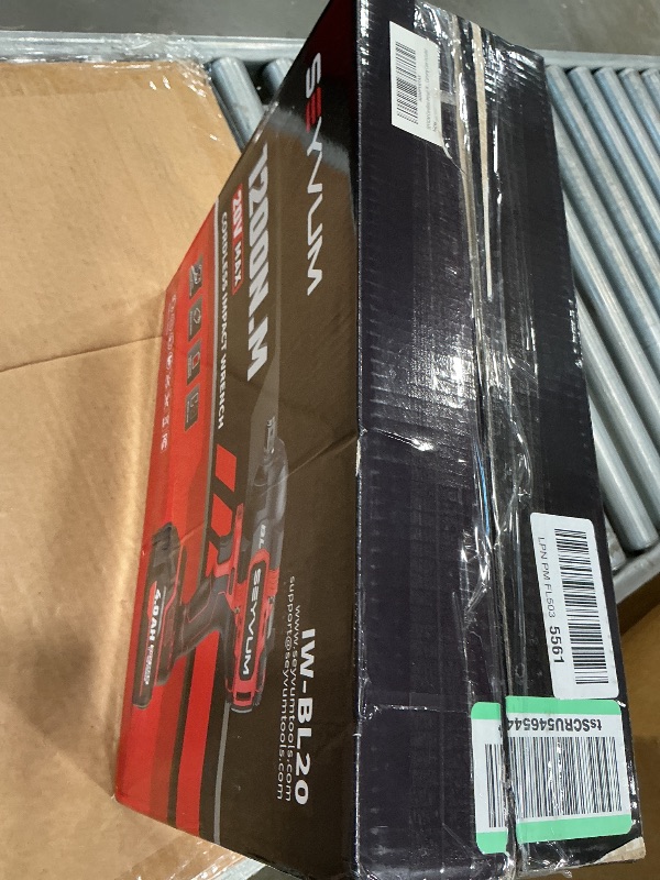 Photo 1 of ** SOLD AS IS, NO REFUND/RETURN** SEE COMMENTS!
SEYVUM Cordless Impact Wrench, 1/2” Max Torque 900 Ft-lbs / 1200 N.m Powerful Impact Gun, 20V 3500RPM Electric Impact Driver, 2 x 4.0Ah Battery & Fast Charger, 6 Impact Sockets, Carrying Case Included