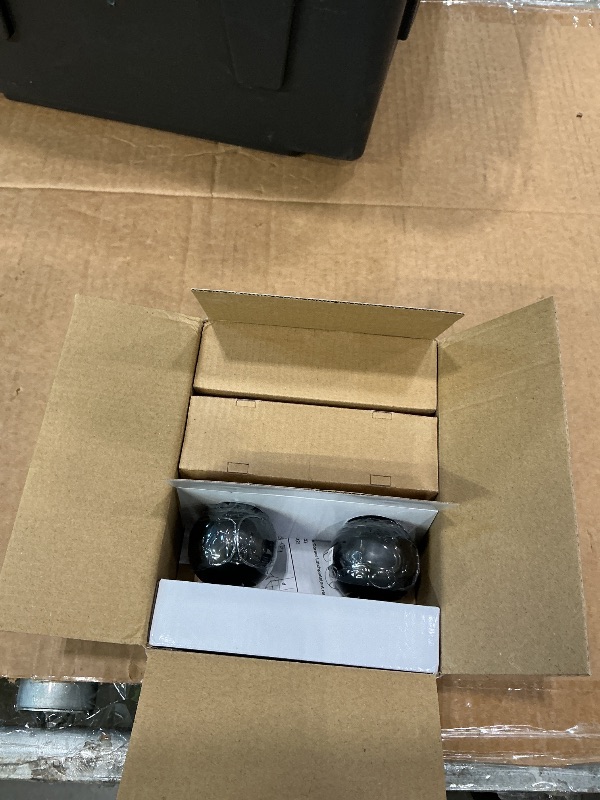 Photo 1 of [2 Pack] BESTTEN Keyed Entry Door Knob, Entrance Door Lock, Keyed Different, Standard Ball, Matte Black