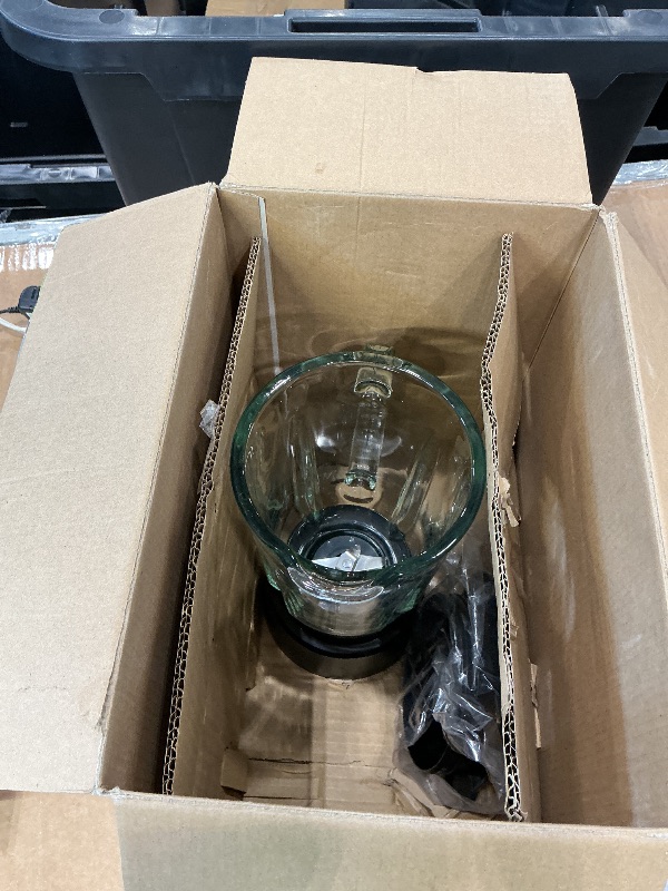 Photo 1 of **NON-FUNCTIONAL**
PowerXL Boost Blender, 4 Speed, 800 Watts, 48-oz Glass Jar, Black
