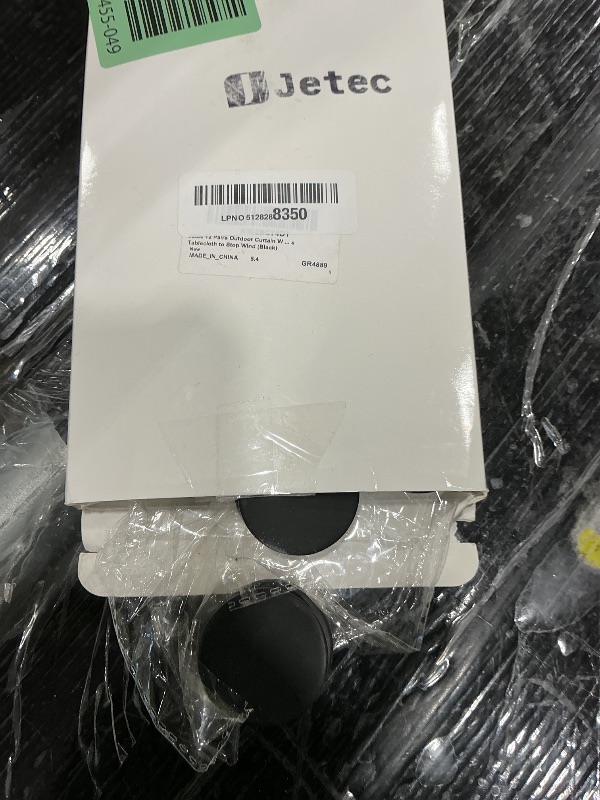 Photo 1 of ** MISSING PARTS** Jetec Outdoor Curtain Weights Waterproof Magnetic Drapery Weights for Home Decor Bathroom, Shower, Liner, Flags Tablecloth to Stop Wind (Black)