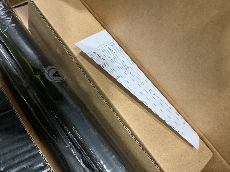 Photo 1 of 1” Diameter Black Curtain Rods for Windows, 1 Pack 30-60 Inch Heavy Duty Window Rods, Long Adjustable Curtain Rod, Fits Most Standard Windows, Suitable for Bedroom, Living Room, Farmhouse