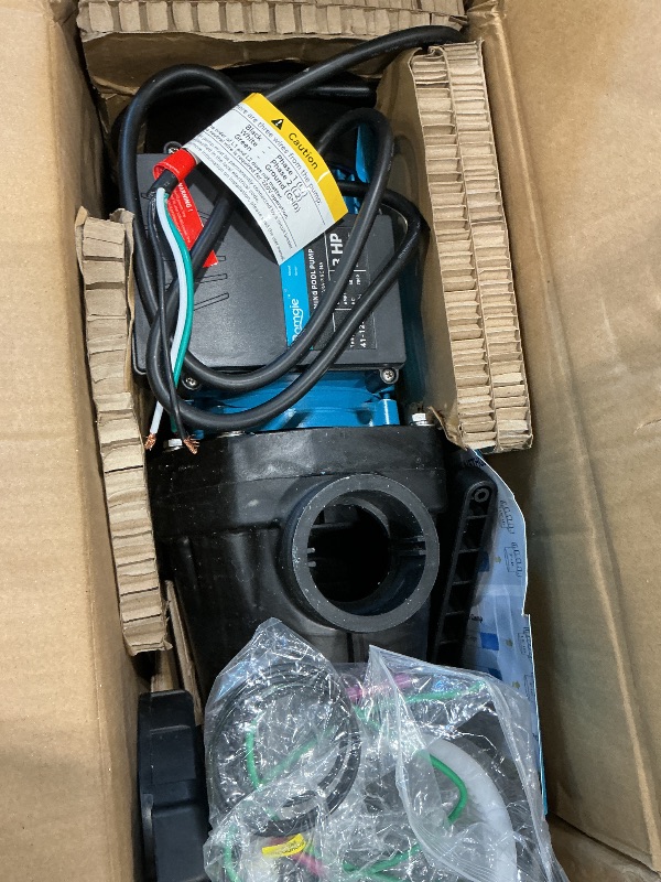 Photo 1 of **parts only** BOMGIE In/Above Ground Pool Pump, High Flow Powerful Self Priming Pool Pump, 3HP 7860 GPH 220V