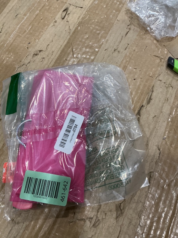 Photo 1 of 1 Pack Hair Extension Hanger with Storage Bag Wig Holder Storage Bag Bundles Hairpieces Ponytail Wig Carrier Case with Hanger for Store Style Hair Travel Pink Color