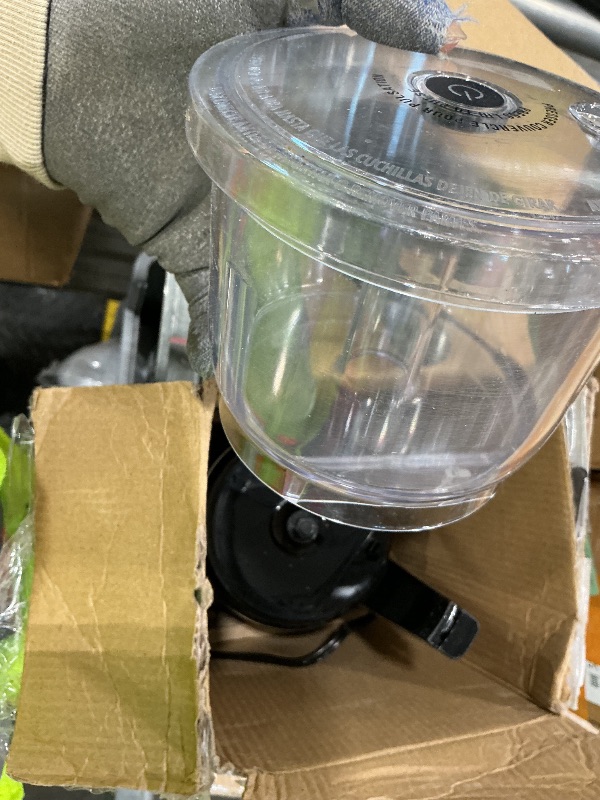 Photo 1 of **PARTS ONLY** Hamilton Beach Electric Vegetable Chopper & Mini Food Processor, 3-Cup, 350 Watts, for Dicing, Mincing, and Puree, Black (72850)