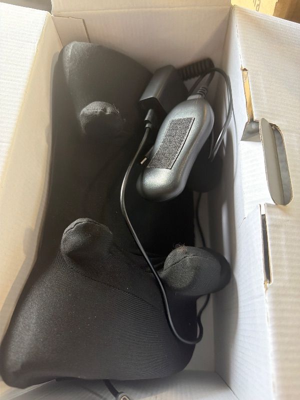 Photo 1 of **UNTESTED**
weyais Neck Massager Pillow, Neck and Shoulder Relaxer with Heat, 3 Modes and Strengths, Neck Massager for Pain Relief Deep Tissue, Remote Control, Gift for Women Men Parents Christmas,Black