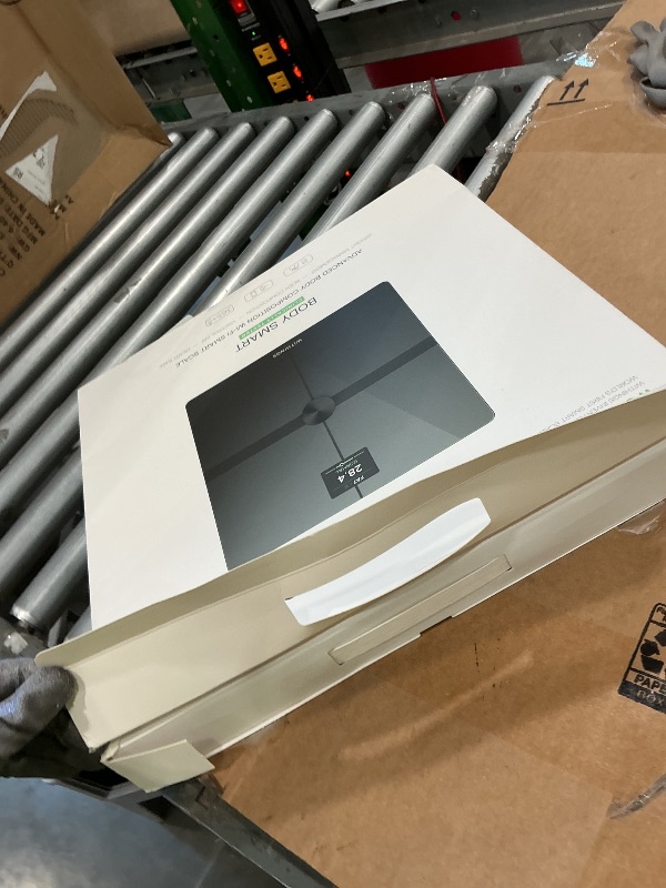 Photo 1 of **UNTESTED**
WITHINGS Body Smart - Accurate Scale for Body Weight and Fat Percentage, Body Composition Wi-Fi and Bluetooth Weight Scale, Baby Weight Scale, Smart Scale Apple Health Compatible, Bathroom Scale