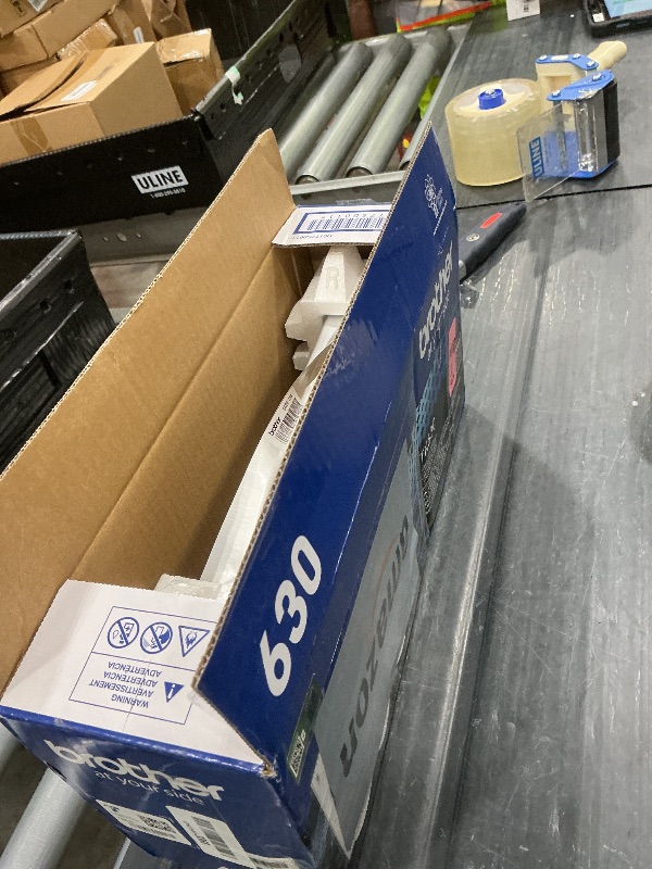 Photo 1 of ** USED** Brother Genuine Standard Yield Toner Cartridge, TN630, Replacement Black Toner, Page Yield Up to 1,200 Pages, Amazon Dash Replenishment Cartridge