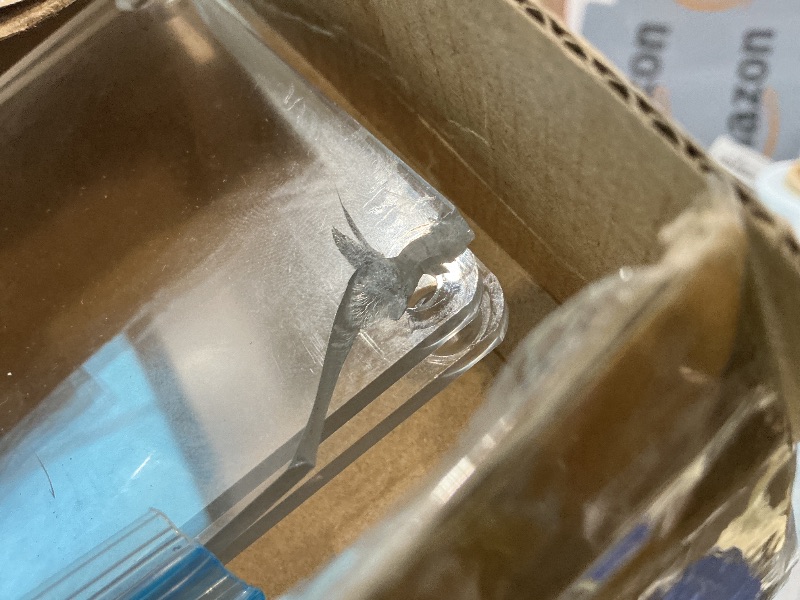 Photo 1 of [One Shelf Chipped] AZEAM Acrylic Riser,Clear Display Risers Stand Perfume Organizer Cologne Acrylic Shelves 3 Tiered Cupcake Shelf for Amiibo Funko POP Figures Food Desserts Holder Collection Cosmetic Vendor Product