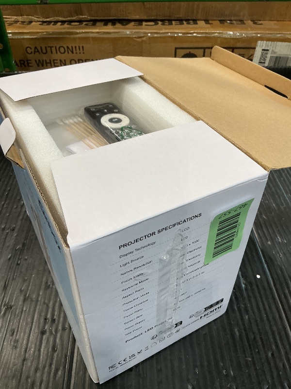 Photo 1 of [Short Throw/1500ANSI/Built in Apps] 4K Outdoor Projector with WiFi and Bluetooth, Auto Focus Projector with Dual-Mode Stand, Smart Portable Proyector with Netflix/YouTube/PrimeVideo & Dolby