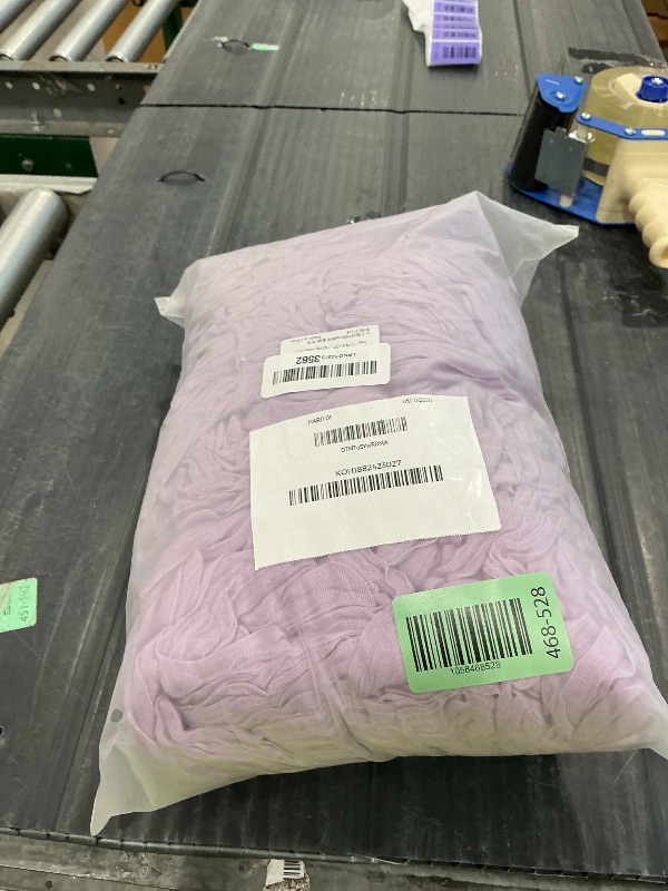 Photo 1 of 12 Pack 10FT Lavender Purple Cheesecloth Table Runner 120 Inch Gauze Rustic Boho Spring Cheese Cloth Table Runner Sheer Fabric Decorations for Holiday Party Wedding Banquet Bridal Baby Shower Décor