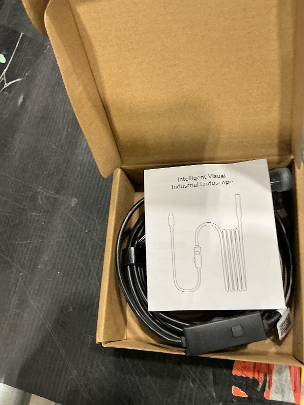 Photo 1 of [Dual-Lens] Endoscope Camera with Light, 1920P HD Borescope with 8+1 Adjustable LED Lights, IP67 Waterproof 16.5FT Semi-Rigid Snake Cord Inspection Camera for iPhone, iPad and Android Phone (Type C)